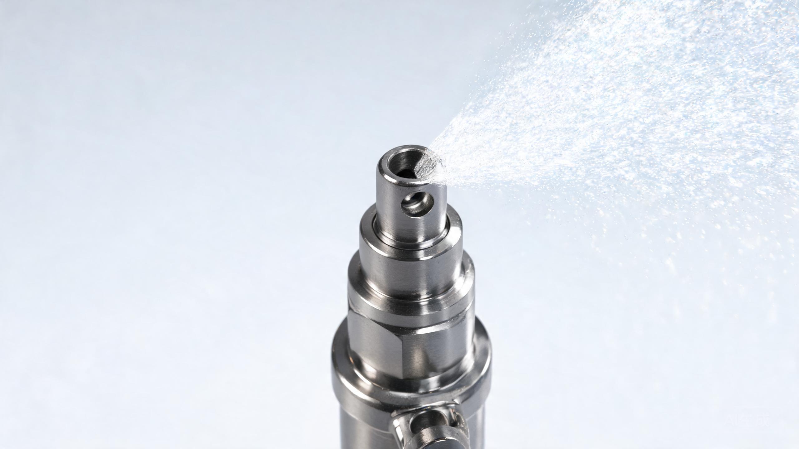 Nozel Atomisasi (Atomizing Nozzle) untuk penyemprotan air pendingin